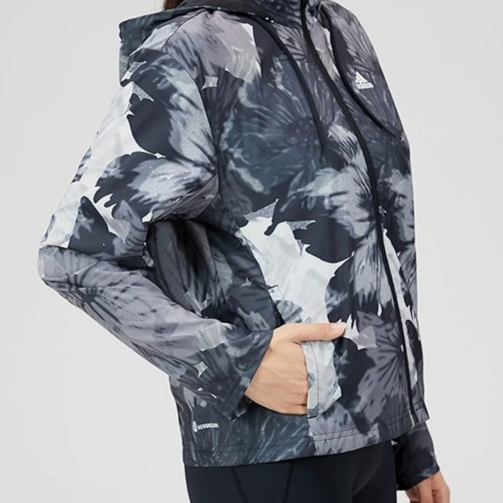 Adidas Allover Print Woven Jacket - Picture 3 of 9